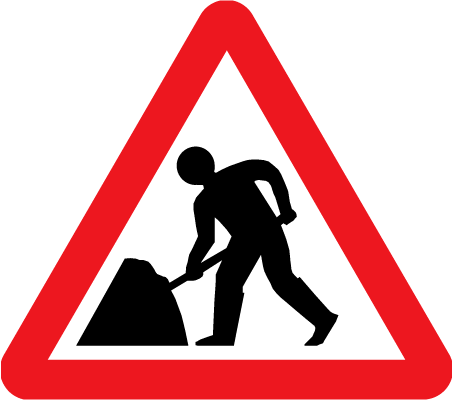 Men at Work Sign